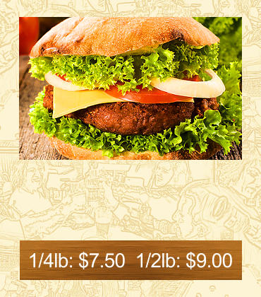 1/4lb: $7.50  1/2lb: $9.00