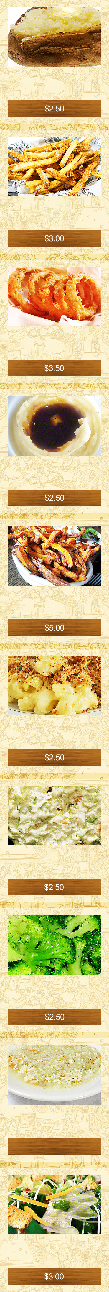 $2.50 $3.00 $3.50 $2.50 $5.00 $2.50 $2.50 $2.50 $3.00